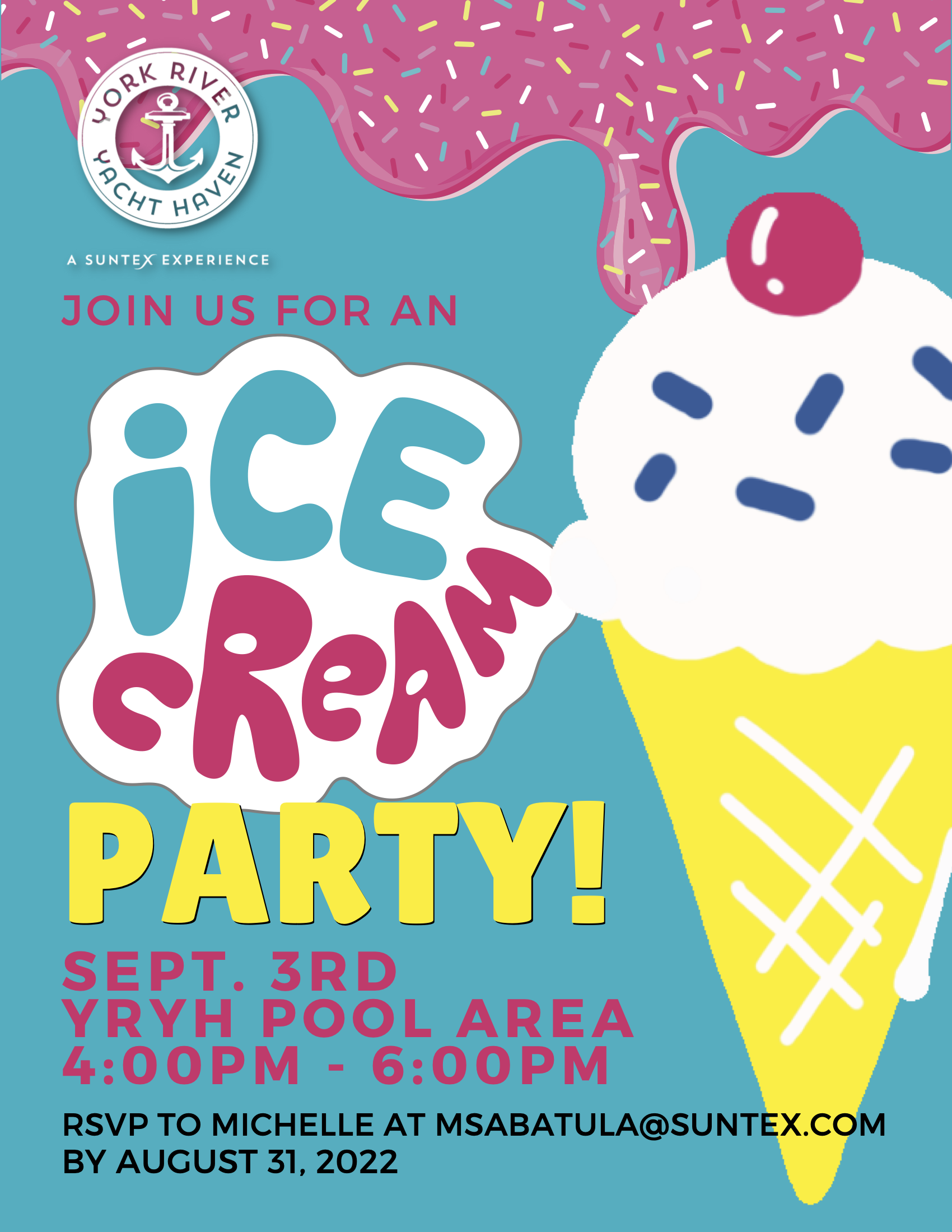 Ice Cream Party at York River Yacht Haven | Gloucester, Virginia