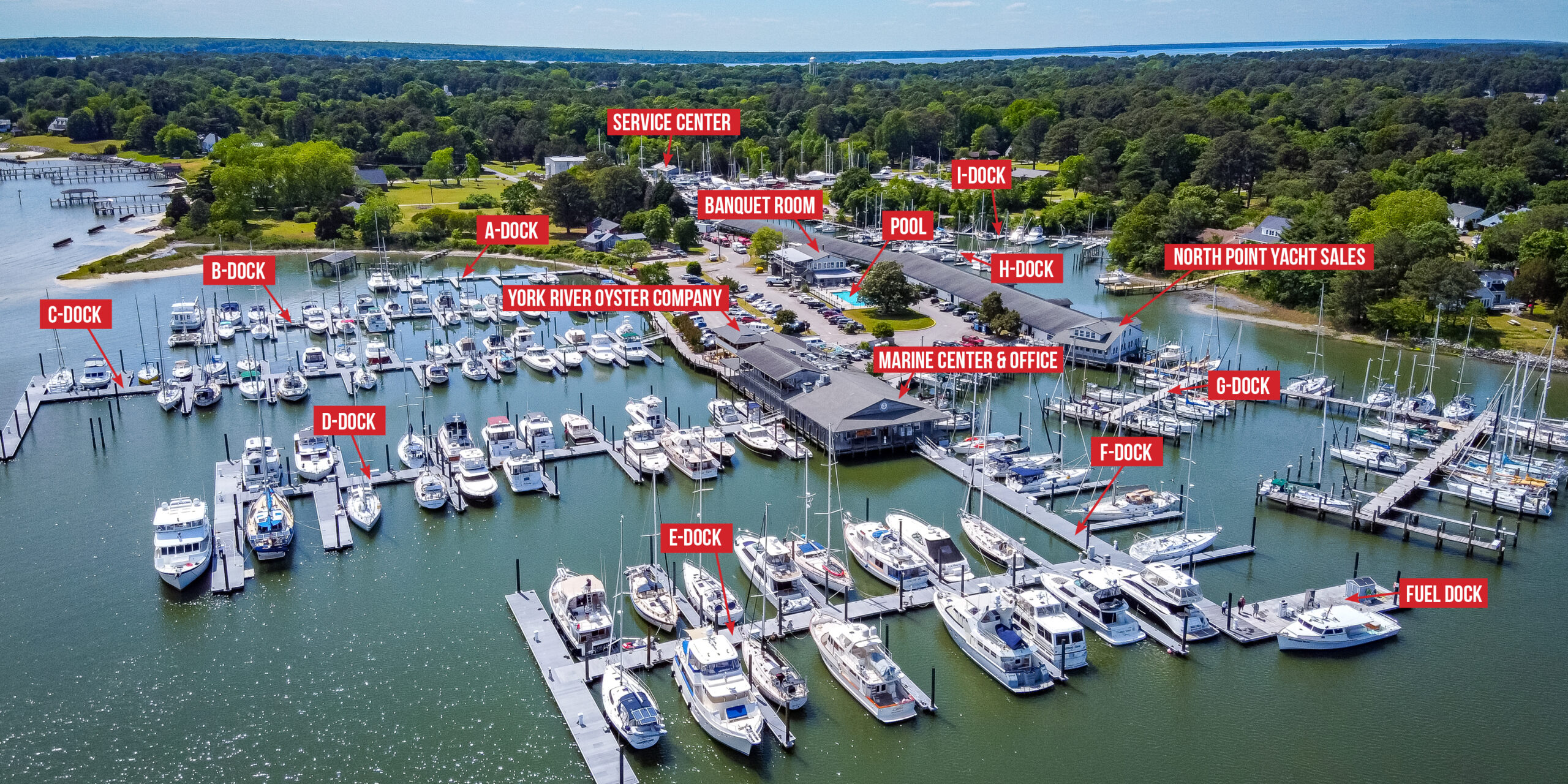Property Map at York River Yacht Haven